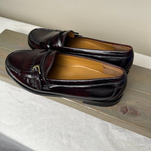 Cole Haan Men’s 11.5D Burgundy Pinch Monk Strap Loafers main image 5